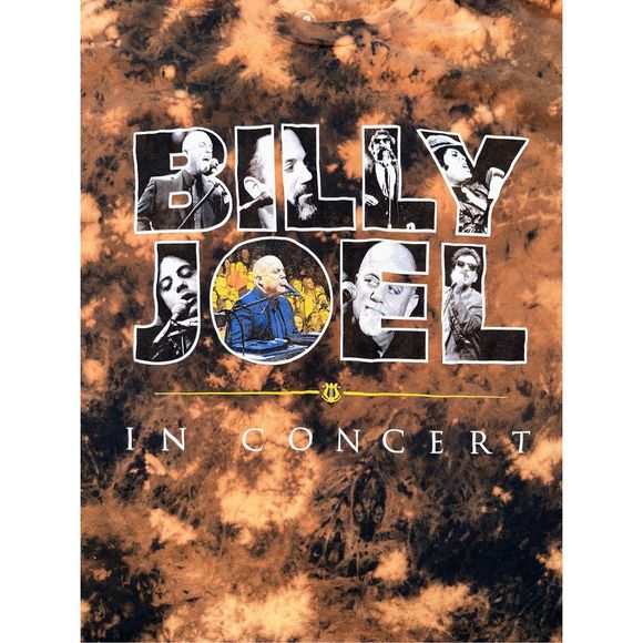Billy Joel Live in Concert Bleached Tee - Picture 3 of 5